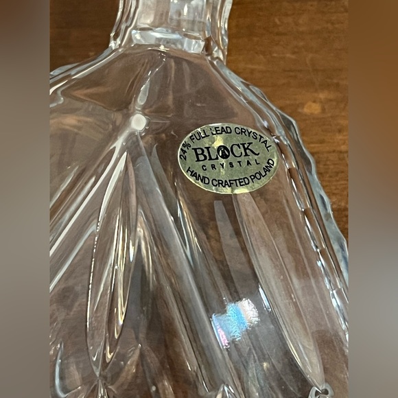 VTG Olympic by BLOCK Crystal Decanter & Stopper Lead Crystal Decanter Signed - Picture 3 of 8